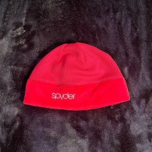 OS Pink Womens Spyder Beanie
